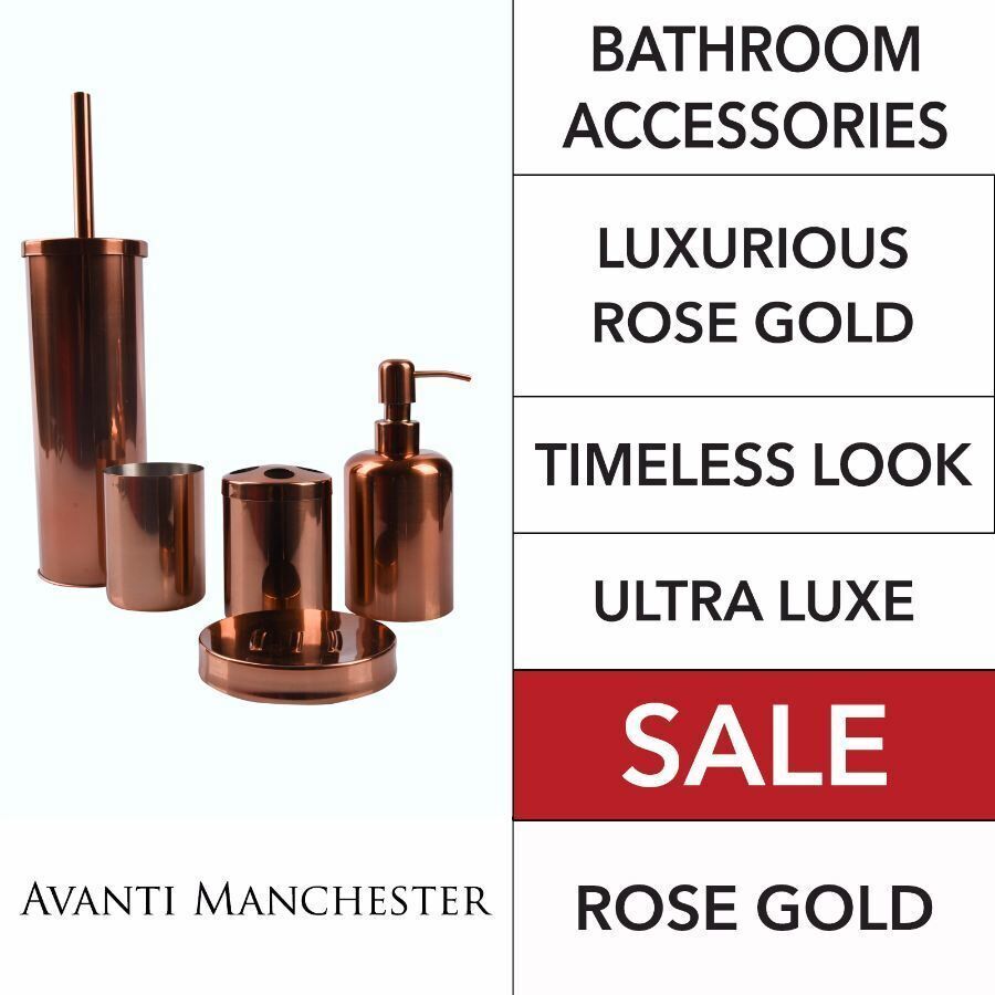 Rose Gold Bathroom Accessories