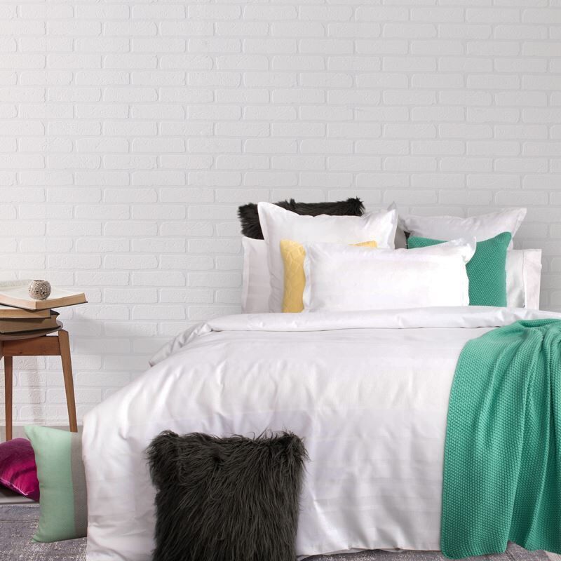 Oxford White Waffle Quilt Cover Set