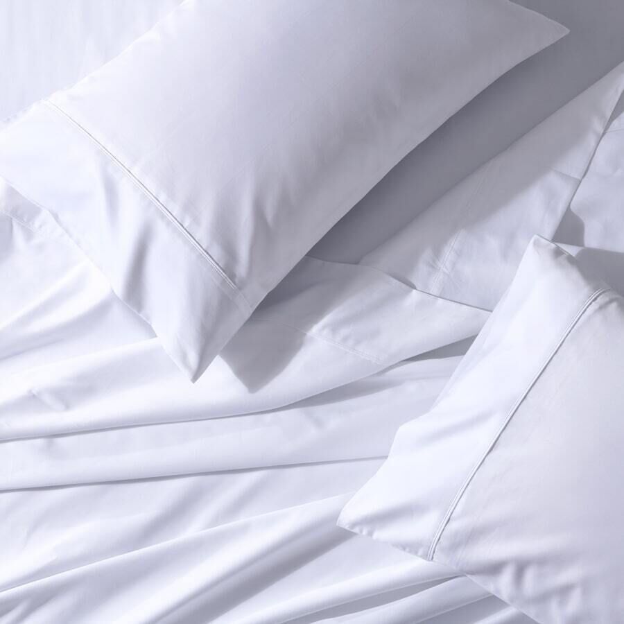 Soho 1000 Thread Count White Flat Sheet