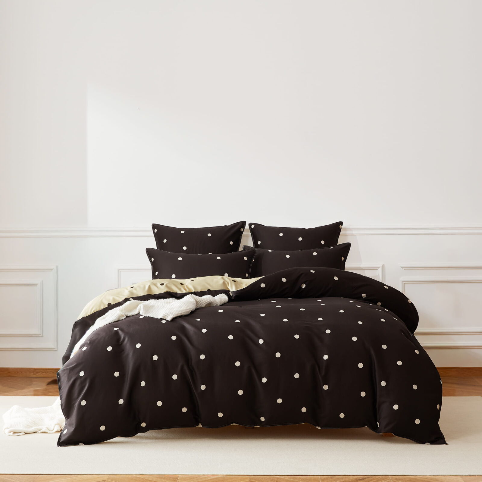 Halo Cocoa Taupe Quilt Cover Set — additional product view
