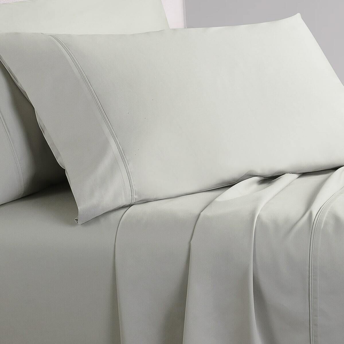 1000TC Cotton Rich Sheet Set Silver King