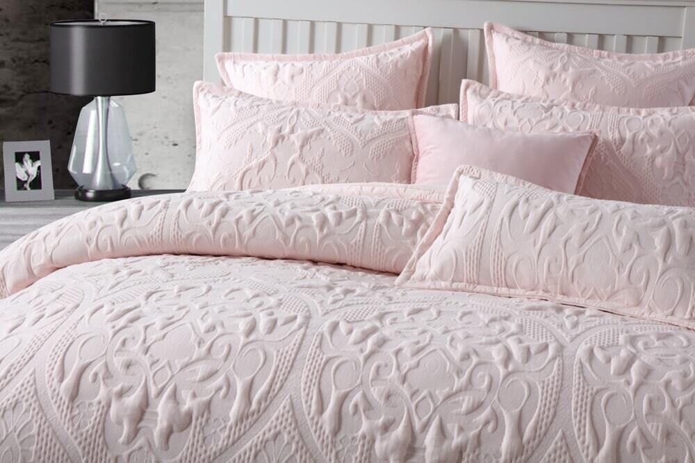 Amari Pink Quilt Cover Set