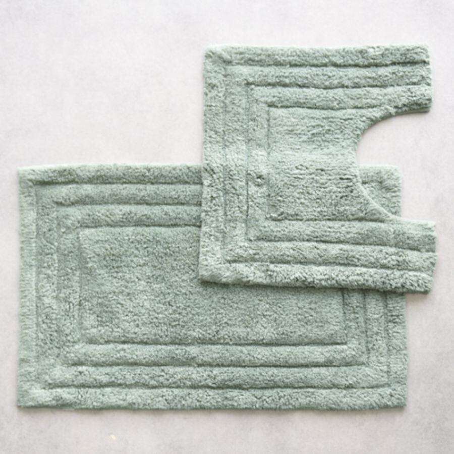 Cotton Bath mat Green