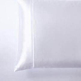 Satin Sheet Set King Bed White