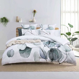 Fawn Green Quilt Cover Set [SIZE: Double Bed]
