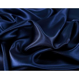 Satin Sheet Set Queen Bed Navy