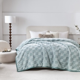 Teddy Mink Blanket Green