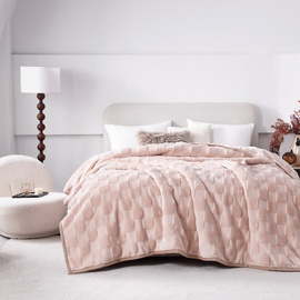 Teddy Mink Blanket Beige