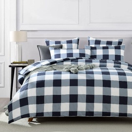 Gingham Navy [Size: European Pillow Case]