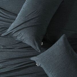 Jersey Pillowcase Standard Pair Indigo Navy