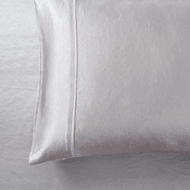 Satin Sheet Set Queen Bed Grey