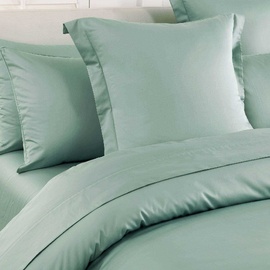 Soho 1000TC Cotton Fitted Sheet Sage Queen Bed Extra Depth