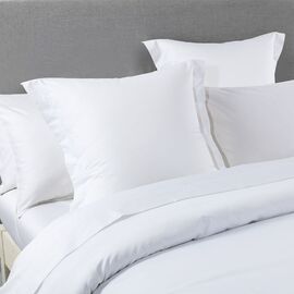 Soho 1000TC Cotton Fitted Sheet White King Bed Extra Depth