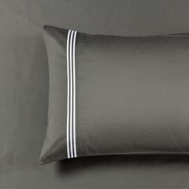 Ambassador 1000TC Embroidered Charcoal Sheet Set [SIZE: King Bed Extra Depth]