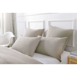 Jax Chunky Waffle Linen Quilt Cover Set [SIZE: Super King Bed]
