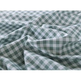 Gingham Green Printed Sheet Set [SIZE: King Bed Extra Depth]