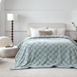 Teddy Mink Blanket Green