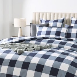 Gingham Navy [Size: European Pillow Case]
