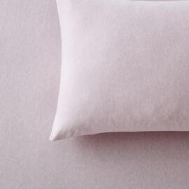 Jersey European Pillowcase Blush
