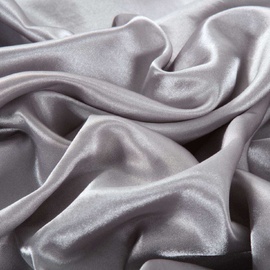 Satin Sheet Set Queen Bed Grey