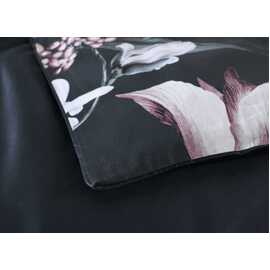 Dakota Black Quilt Cover Set [SIZE: Queen Bed]