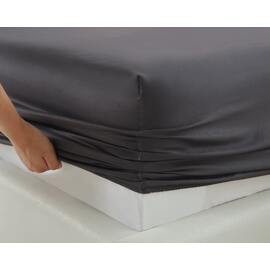 1000TC Cotton Rich Fitted pillowcase Combo Charcoal [SIZE: Queen Bed]