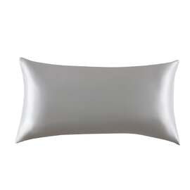 Silk King Size Pillowcase Silver
