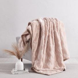 Teddy Mink Blanket Beige