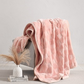 Teddy Mink Blanket Pink