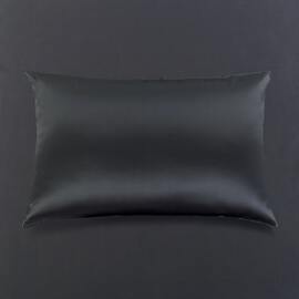 Silk Pillowcase Charcoal