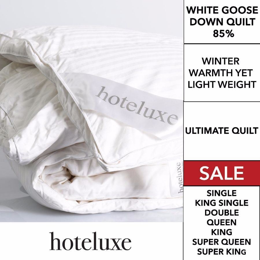 Goose Down Quilt Doona Sale Manchester Collection