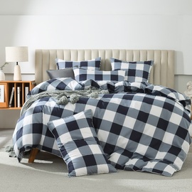 Gingham Navy [Size: European Pillow Case]
