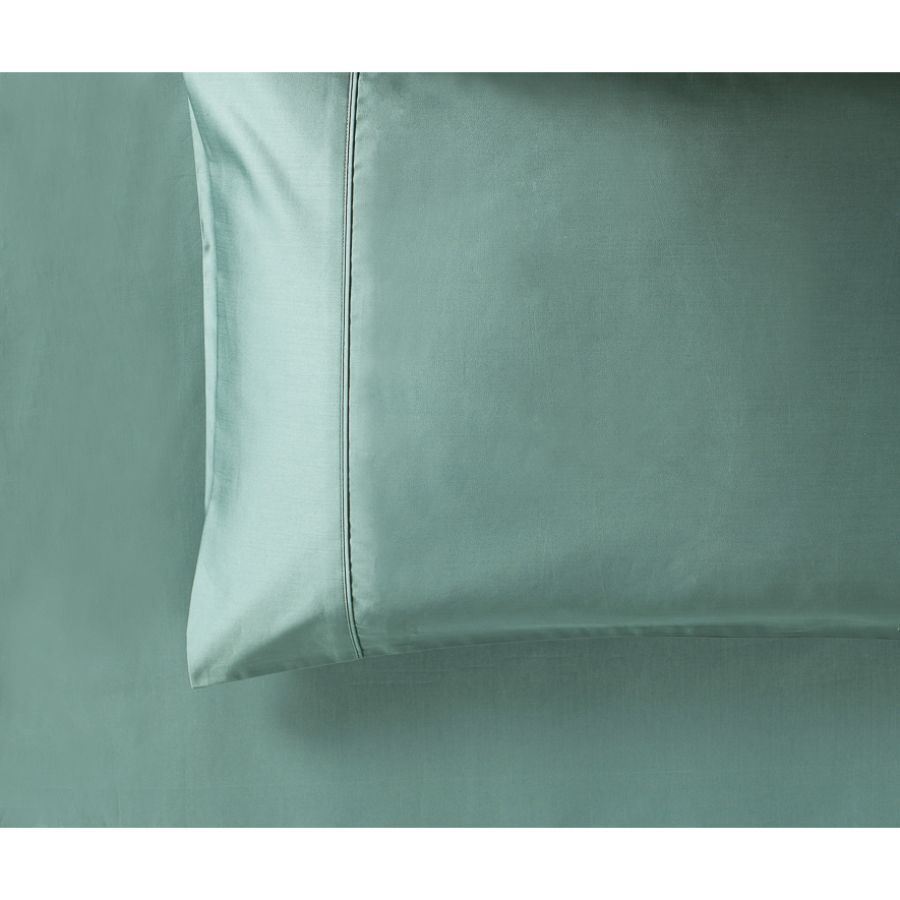 Soho 1000 Thread Count Standard Pillowcase Pair Forest Green