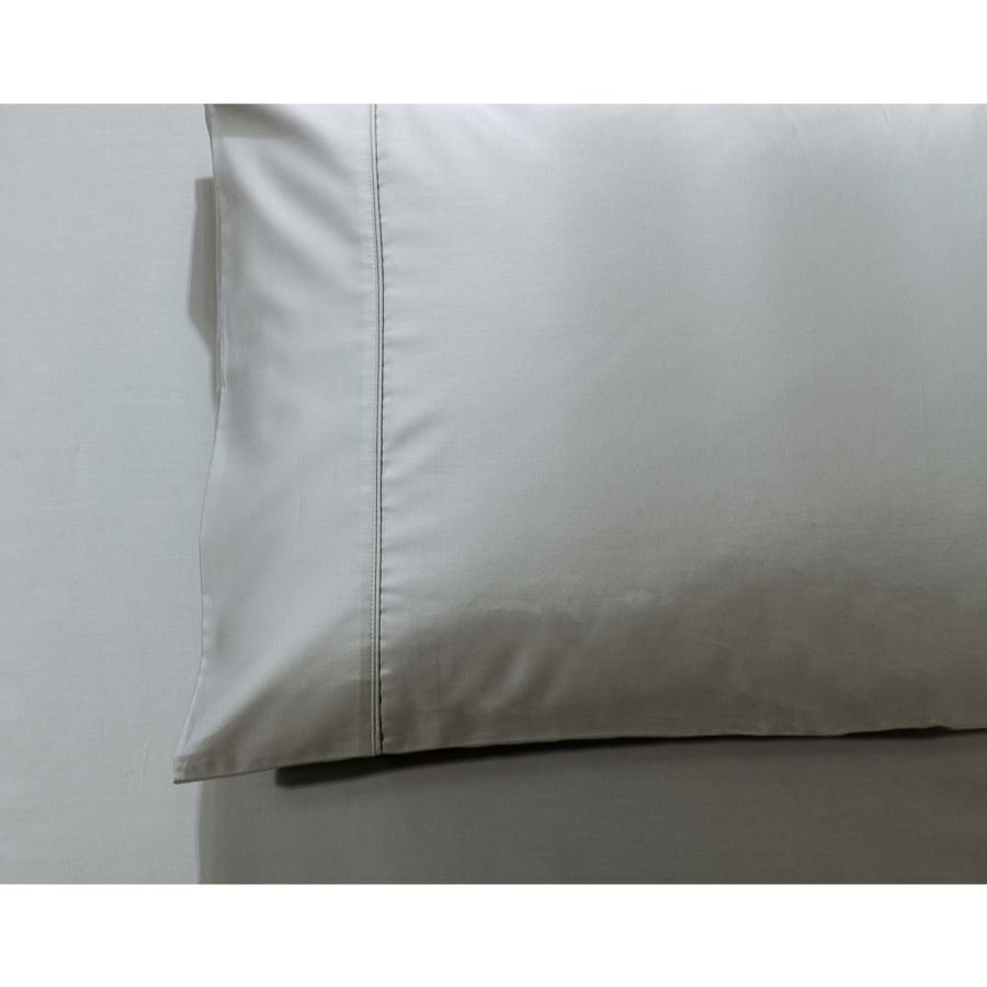 Soho 1000 Thread Count Standard Pillowcase Pair Silver