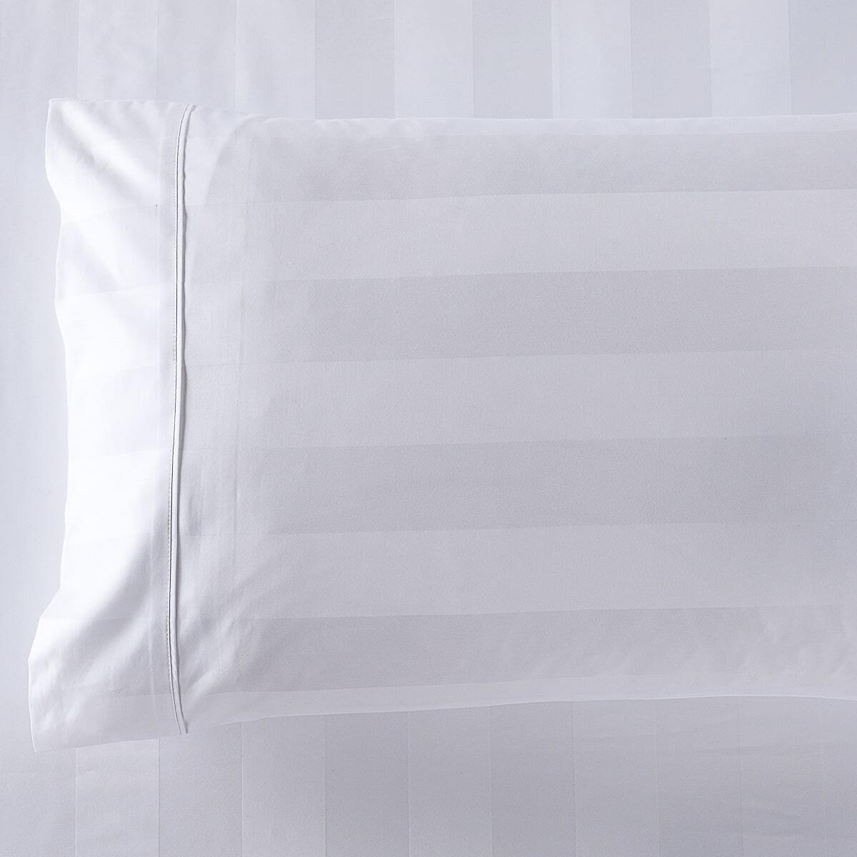 Bespoke 1200TC White Standard Pillowcase Pair