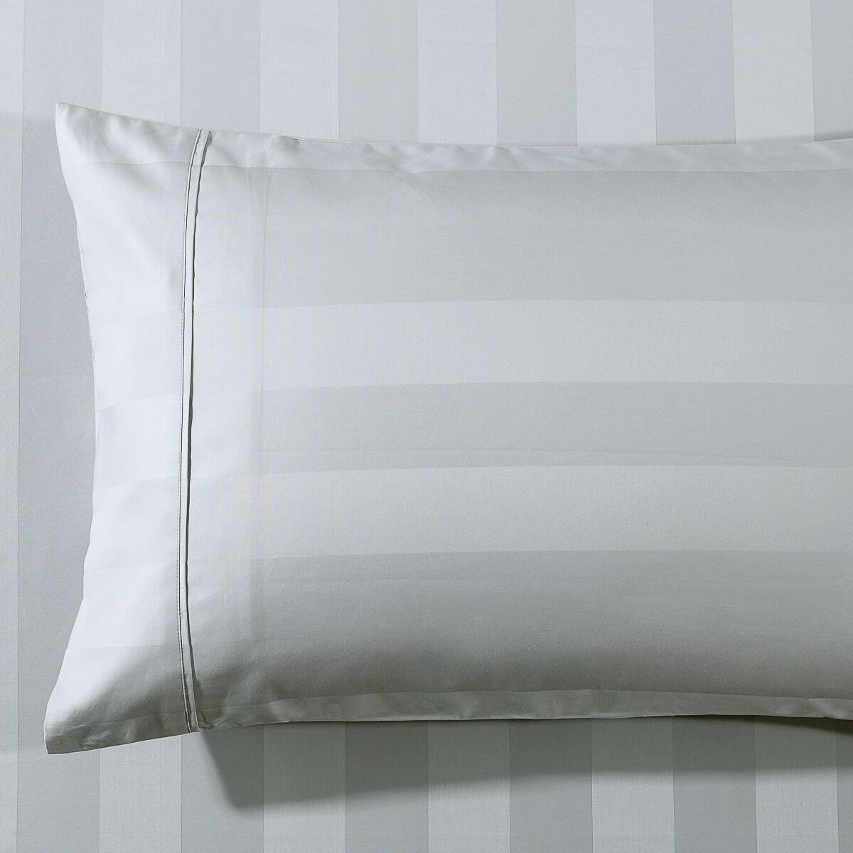 Bespoke 1200TC Silver Standard Pillowcase Pair