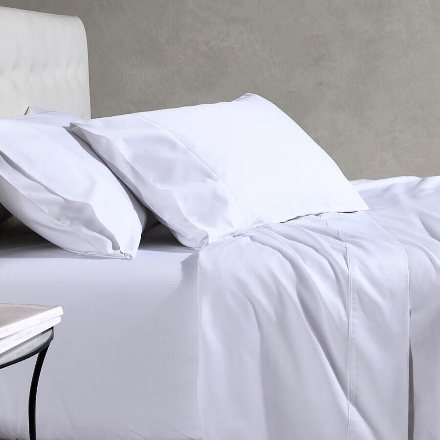 Soho 1000 Thread Count White Flat Sheet