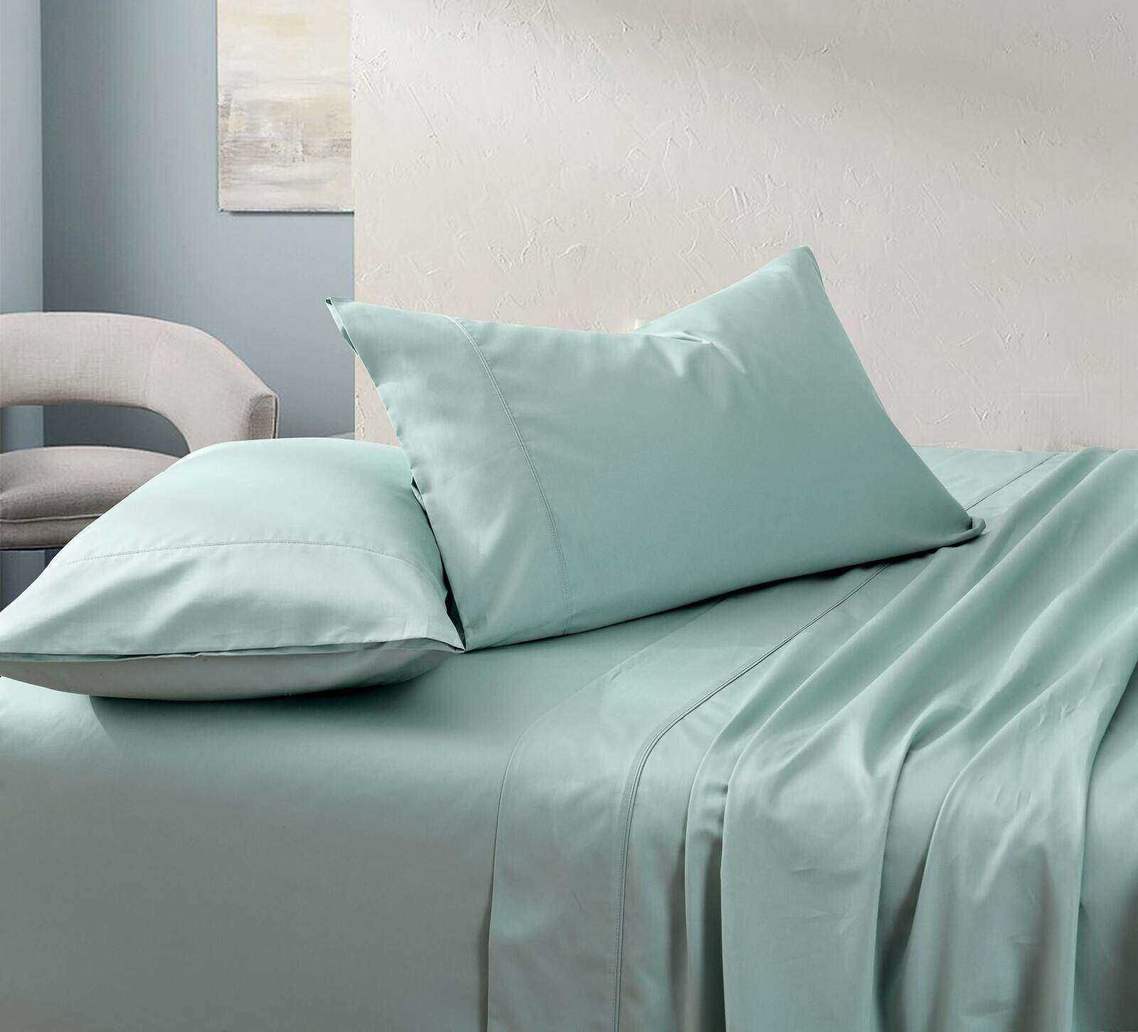 Soho 1000 Thread Count Sage Flat Sheet