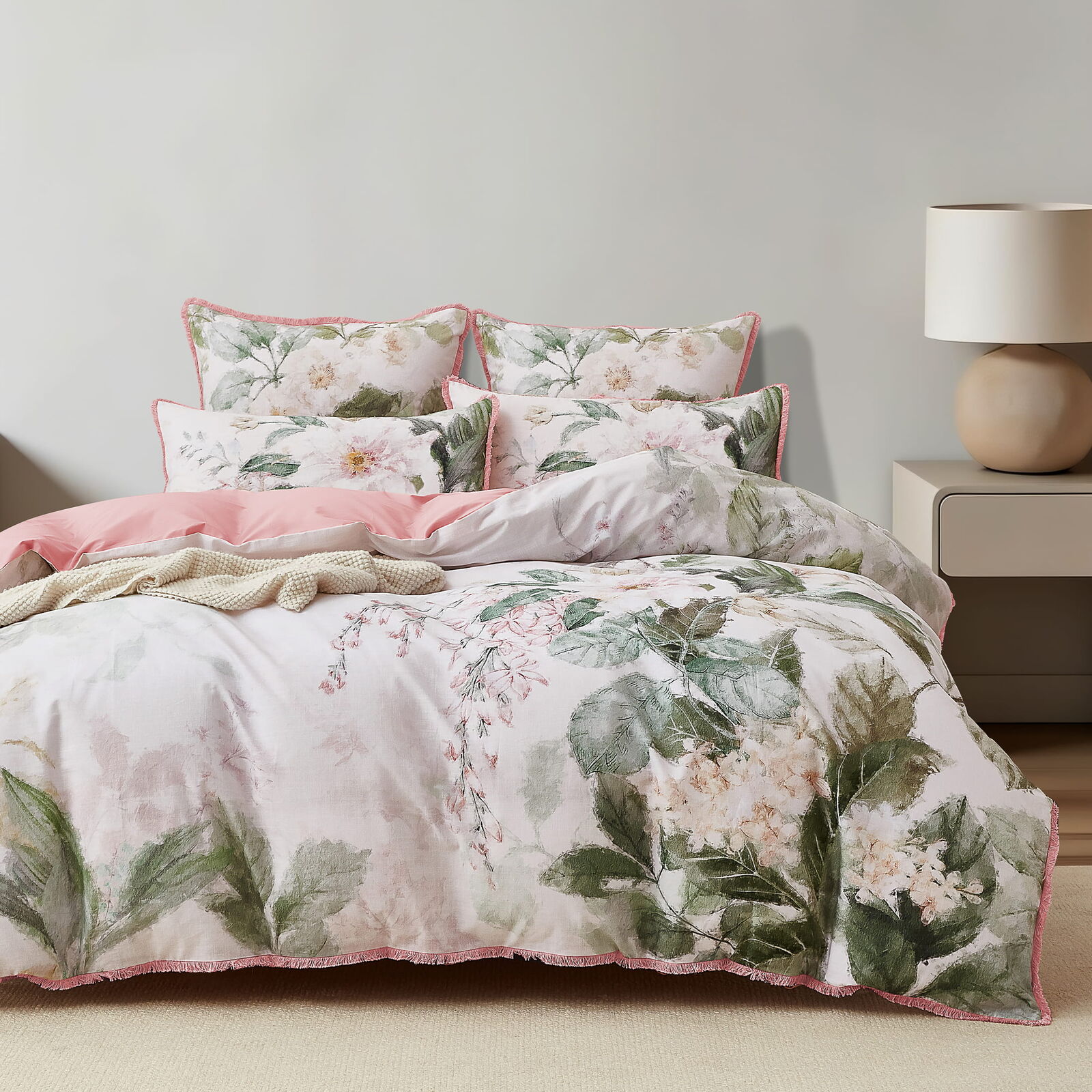 Botanical Quilt Cover Set — product photograph