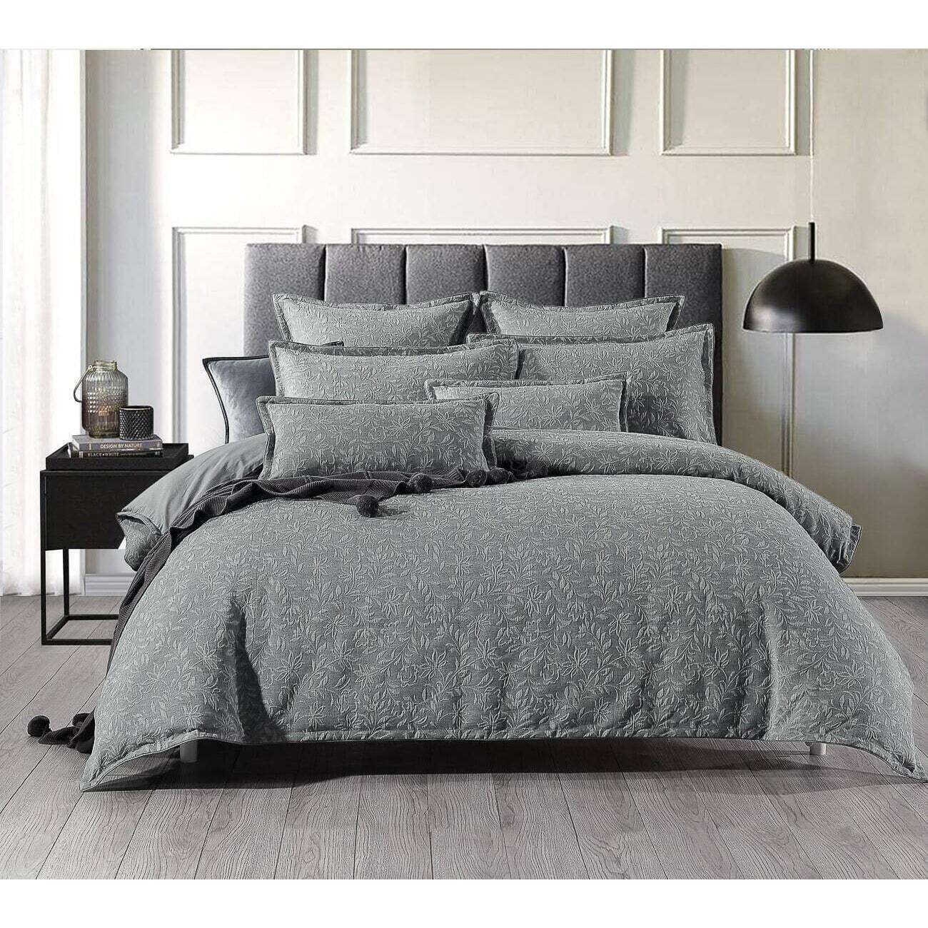Grey Quilt Covers Manchester Collection
