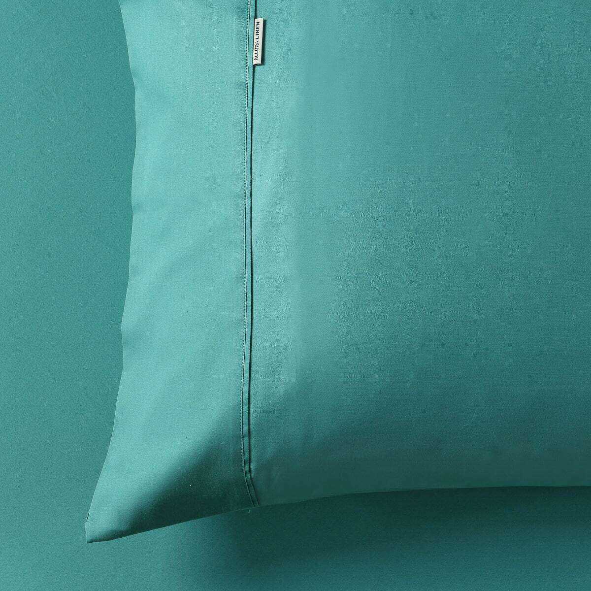 400 Thread Count Aqua Standard Pillowcase