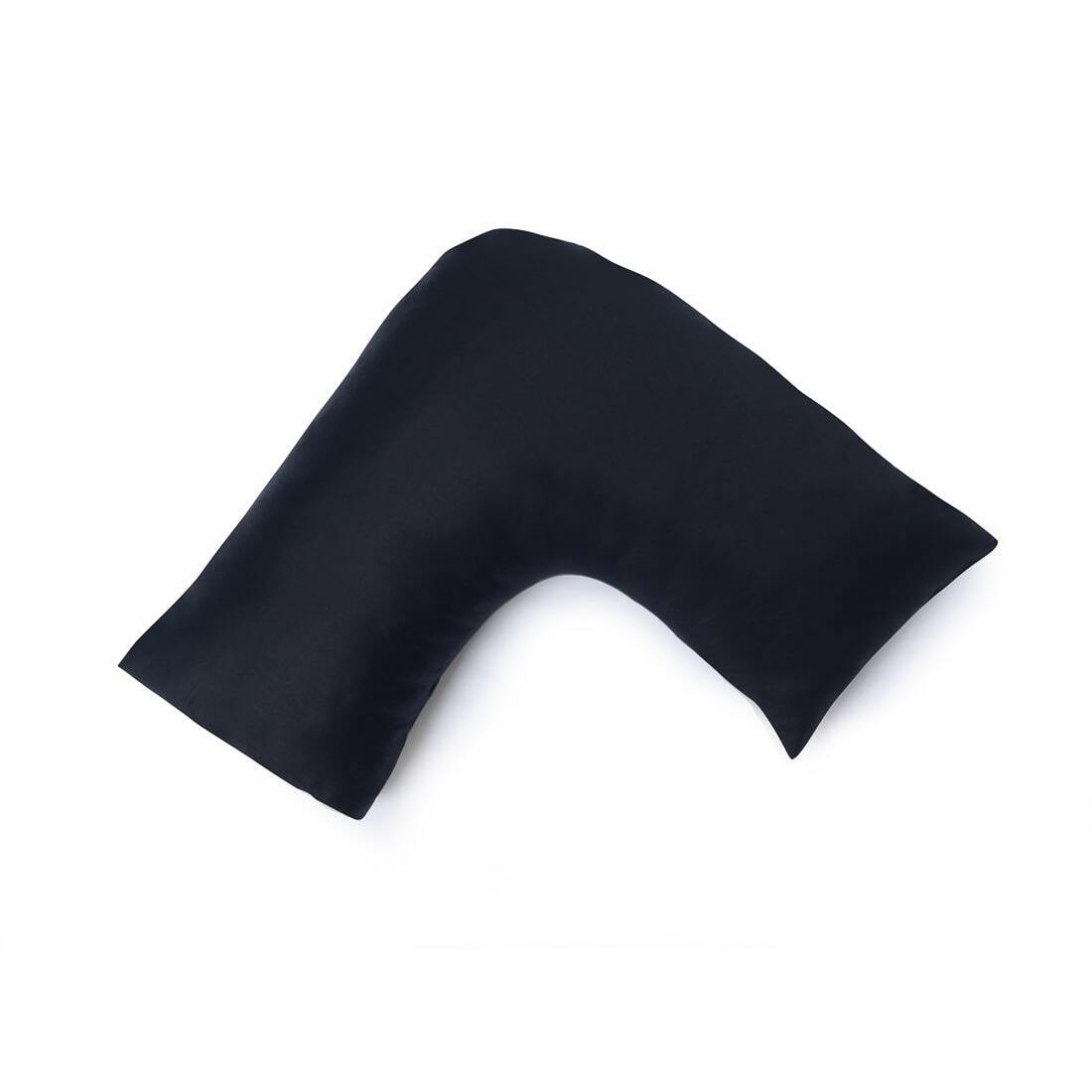 400 Thread Count Black U-shaped Pillowcase