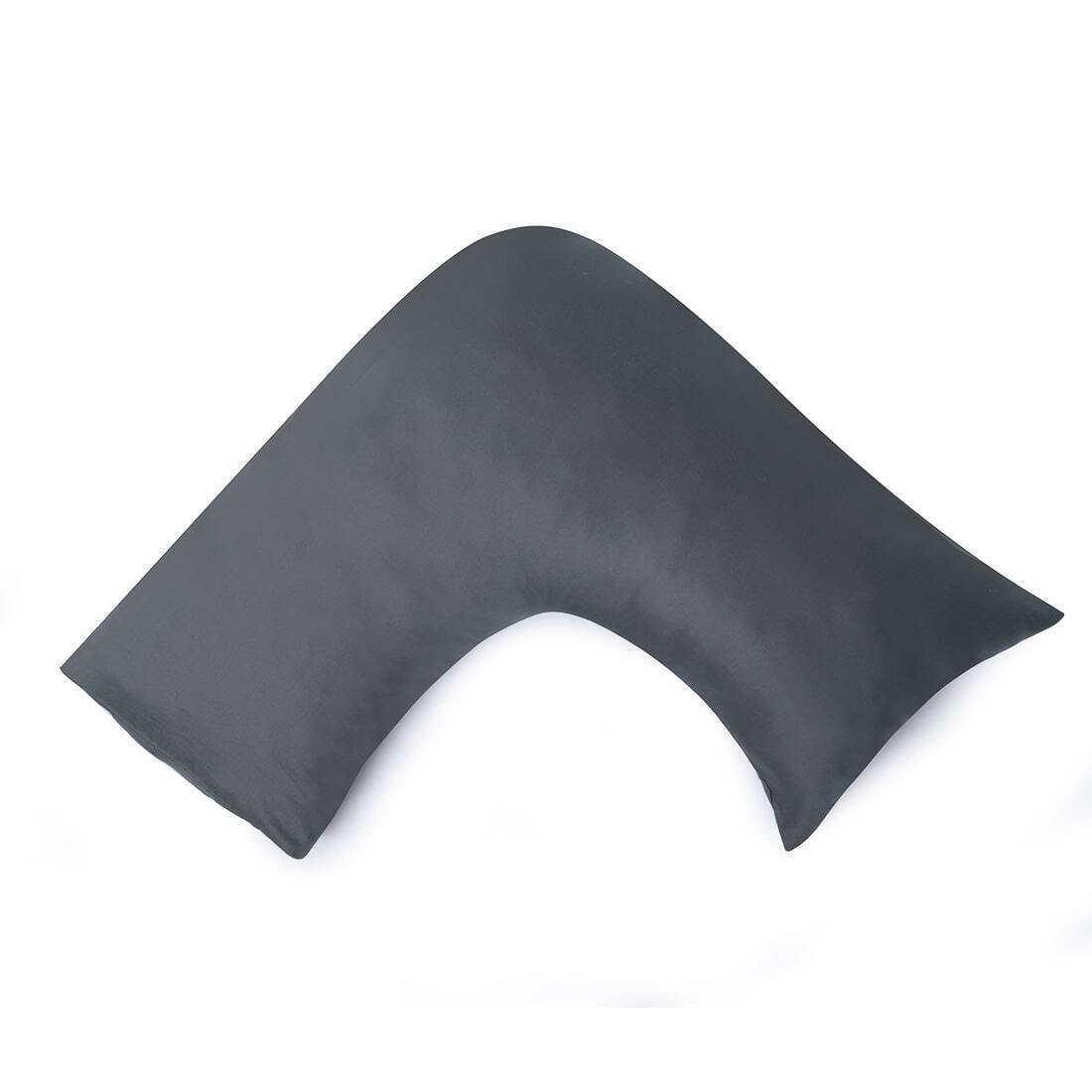 400 Thread Count Charcoal U-shaped Pillowcase