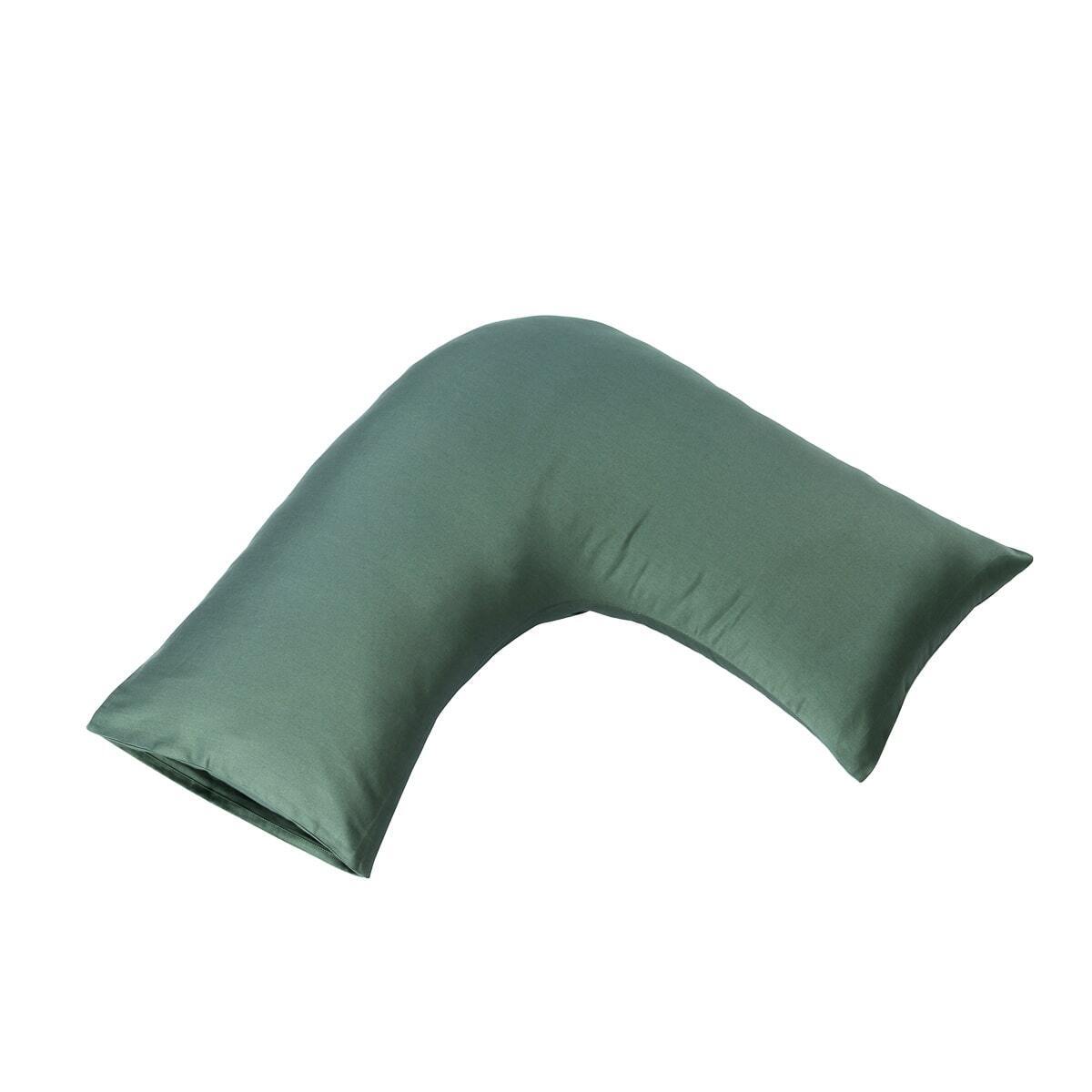 400 Thread Count Forest Green U-shaped Pillowcase