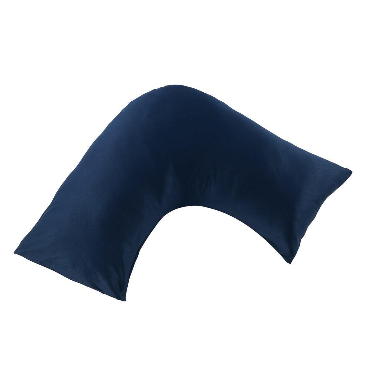 400 Thread Count Navy U-shaped Pillowcase
