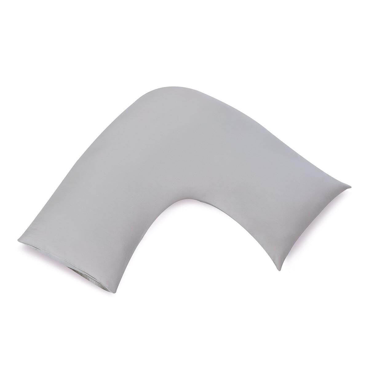 400 Thread Count Silver U-shaped Pillowcase