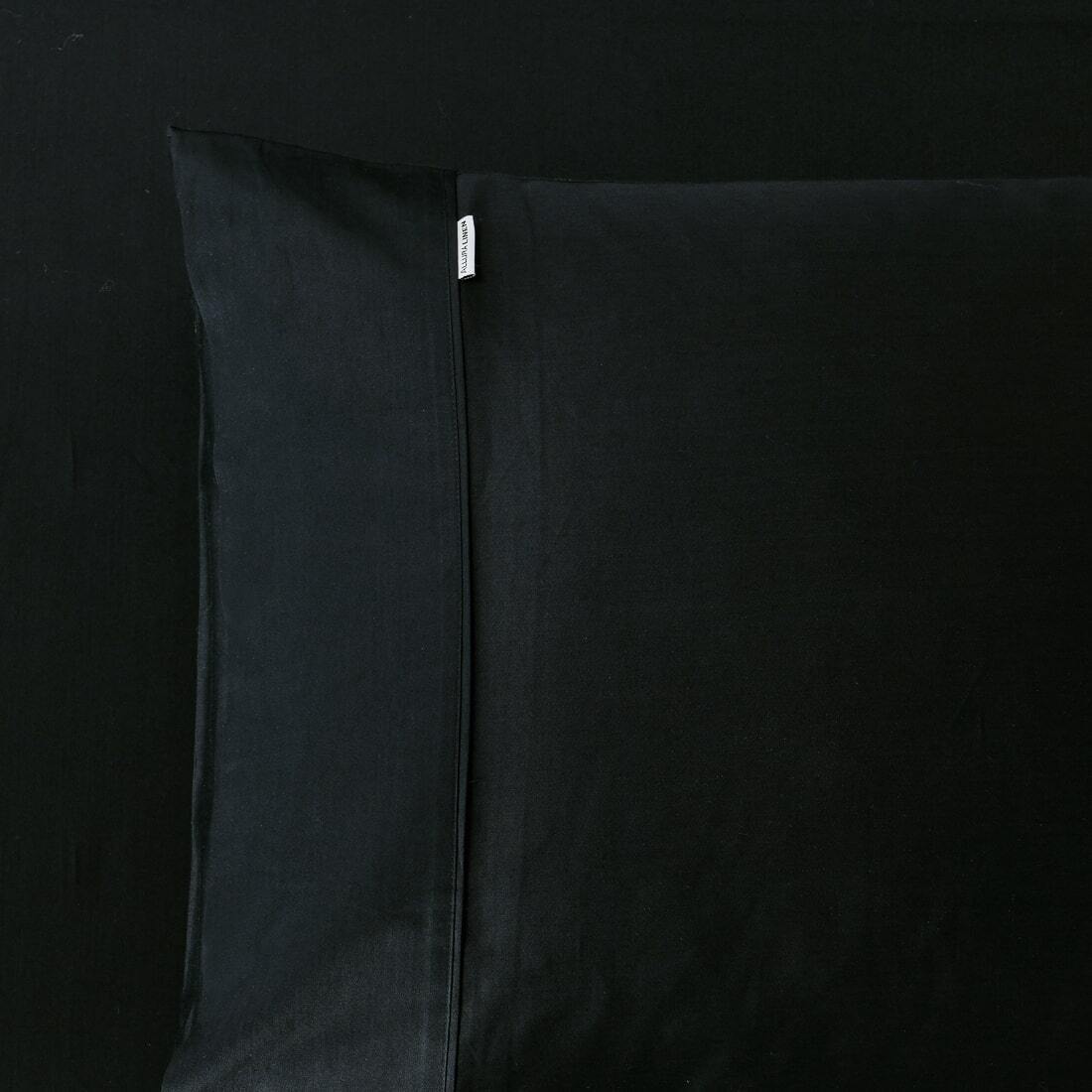 400 Thread Count Fitted sheet Mega Queen Bed Black