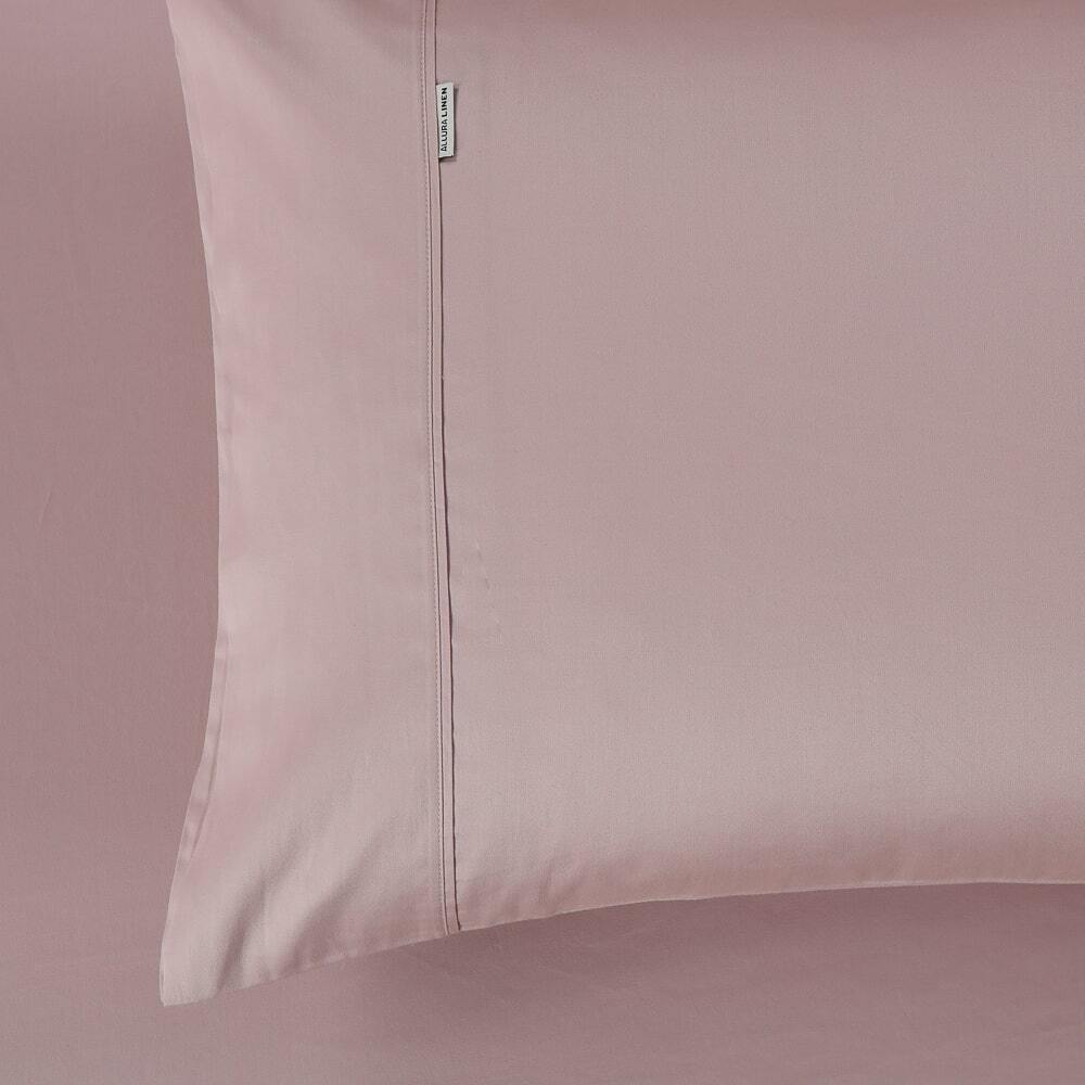 400 Thread Count Fitted sheet Mega King Bed Blush