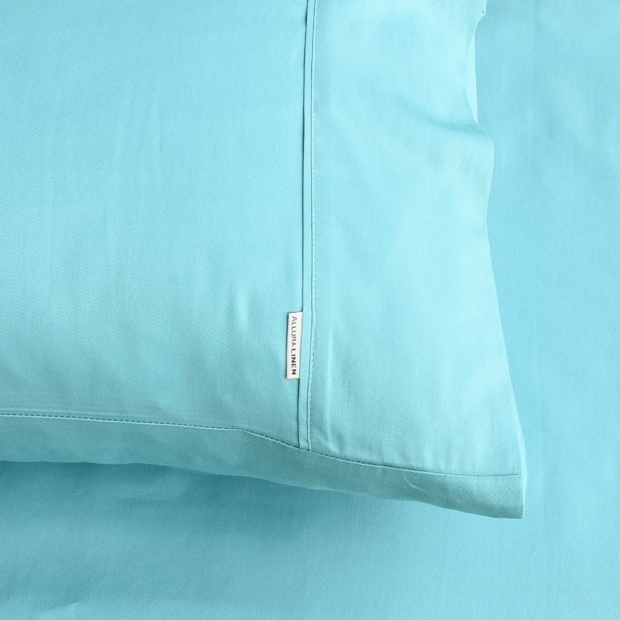 400 Thread Count Fitted Sheet Teal King Bed