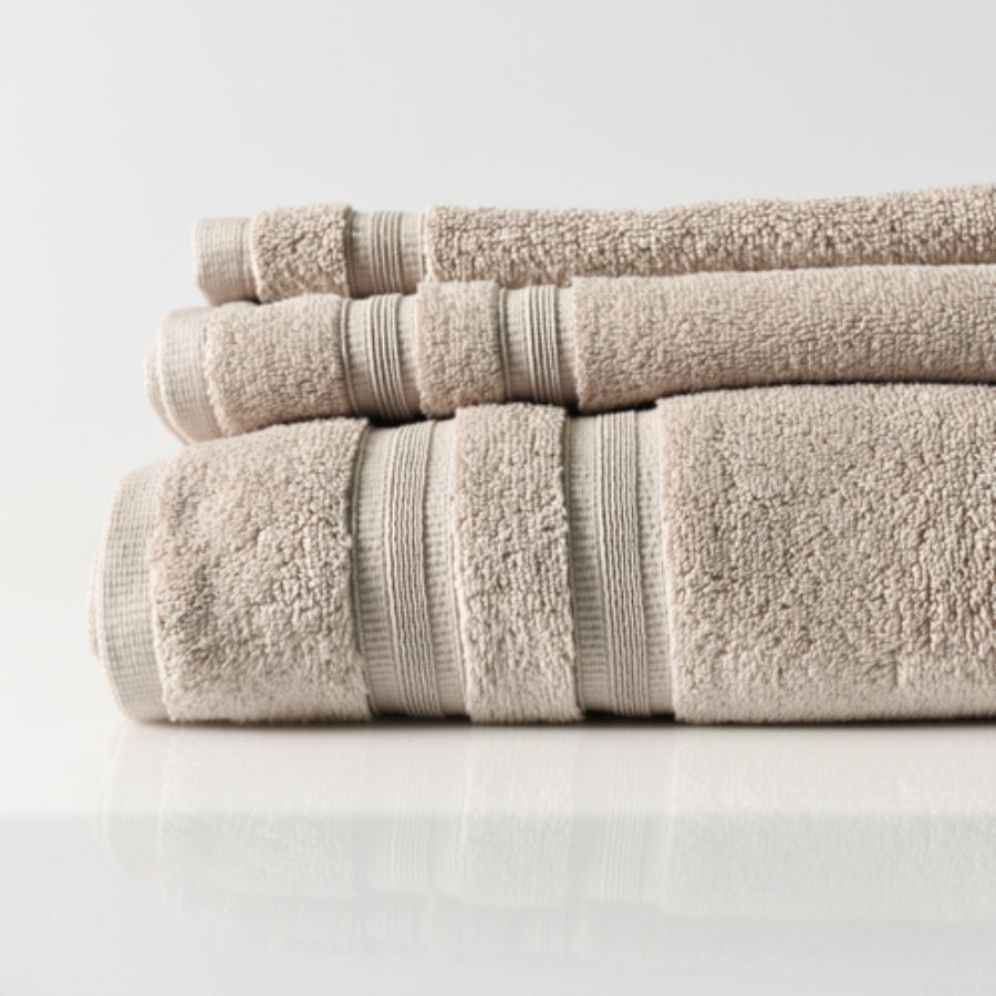 Cotton Towel Range Linen [SIZE: Face Washer]